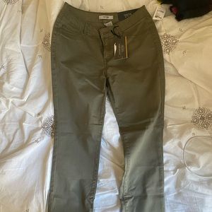 Olive green jeans